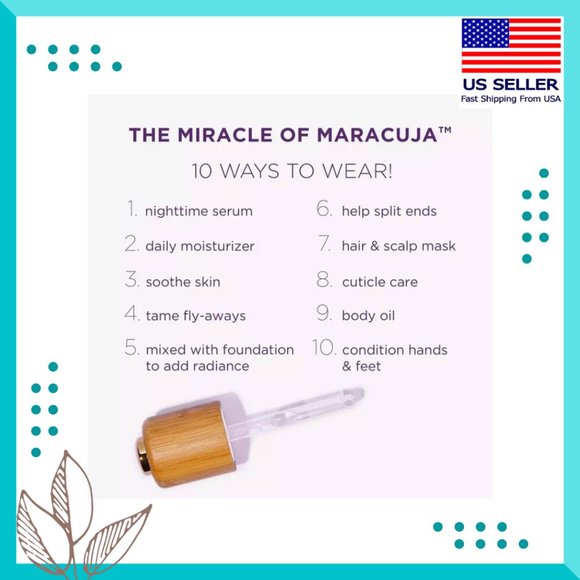 Tarte Multipurpose Vegan Maracuja Oil 50 ml / 1.7 fl. Oz. Full Size NIB - Picture 3 of 9